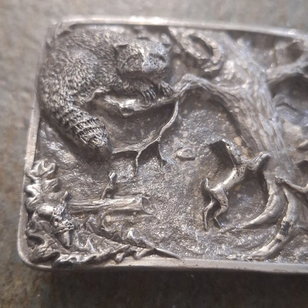 Vintage Bergamot Brass Works Belt Buckle